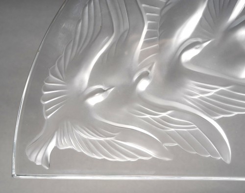 Glass & Crystal  - 1990 Marie-claude Lalique - Lamp Hokkaido 