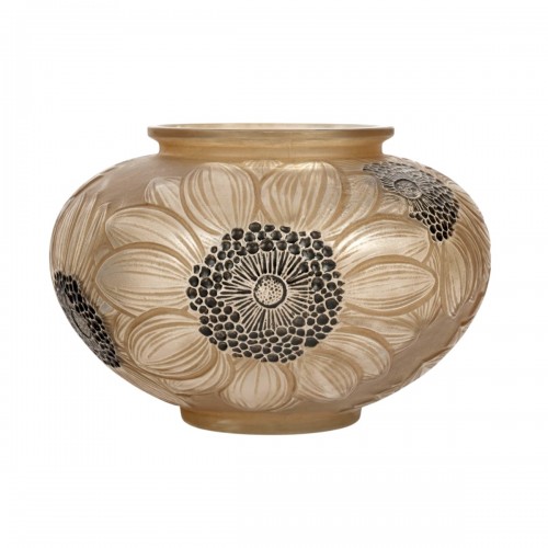 1923 René Lalique - Vase Dahlias