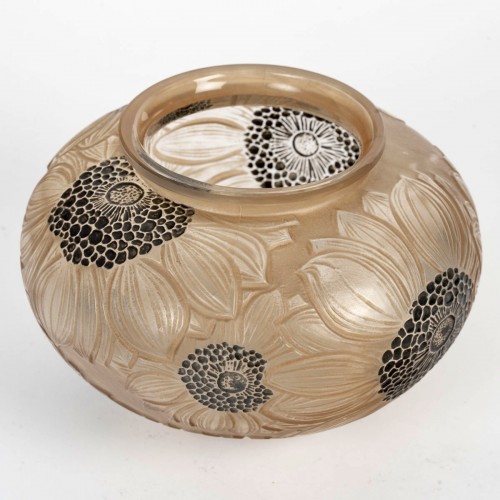 1923 René Lalique - Vase Dahlias - 