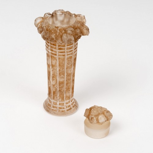1912 René Lalique - Perfume Bottle Panier De Roses - 