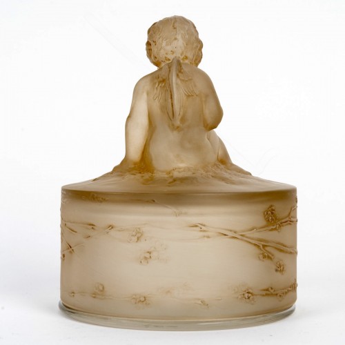 Verrerie, Cristallerie  - 1919 René Lalique - Boîte Amour Assis