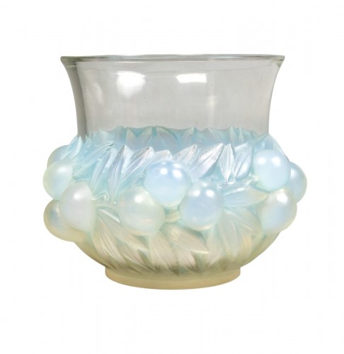 1930 René Lalique - Vase Prunes