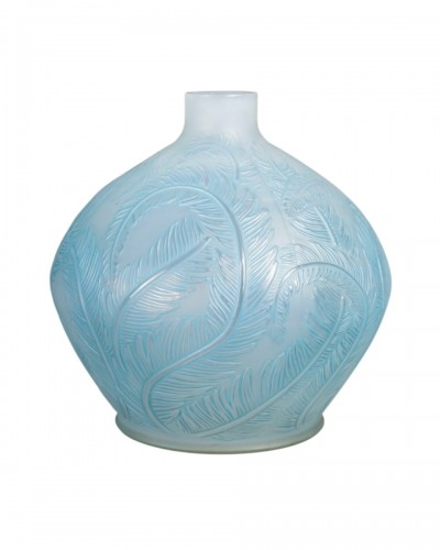 1920 René Lalique - Vase Plumes Feathers