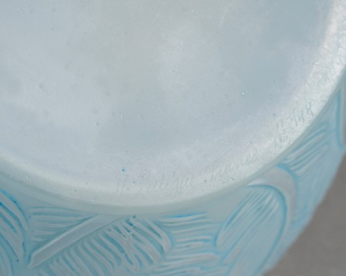 1920 René Lalique - Vase Plumes Feathers - Art Déco