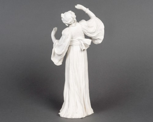 Agathon Leonard And Sevres - Porcelain figure "Dancer with Bracelet"  - 