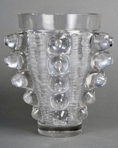 1950 Marc Lalique - Vase Paimpol For La Marquise De Sévigné - Glass & Crystal Style 50
