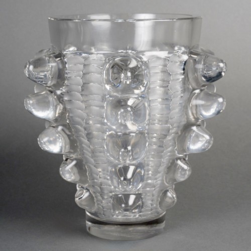 Glass & Crystal  - 1950 Marc Lalique - Vase Paimpol For La Marquise De Sévigné