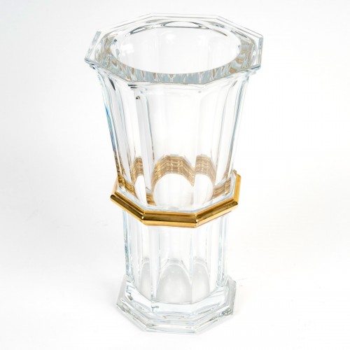Baccarat - Vase Harcourt 1841 Crystal And Gold - Glass & Crystal Style 