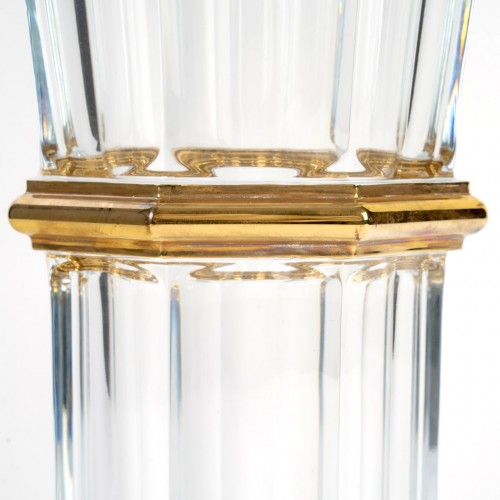 Glass & Crystal  - Baccarat - Vase Harcourt 1841 Crystal And Gold