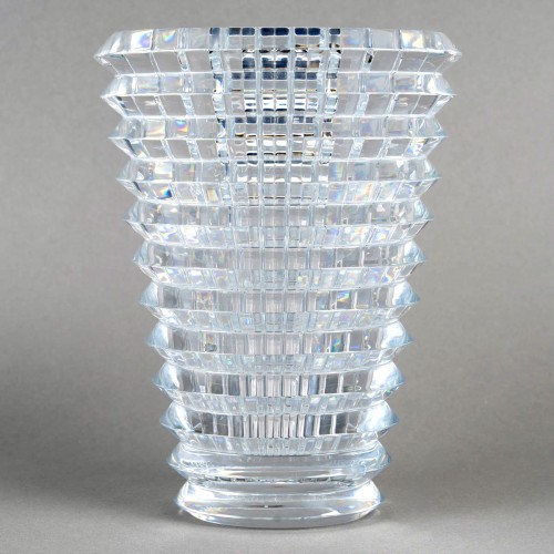 Baccarat - Vase Oval "Eye M" Crystal - Glass & Crystal Style 