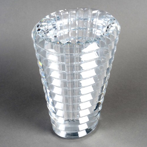 Glass & Crystal  - Baccarat - Vase Oval "Eye M" Crystal