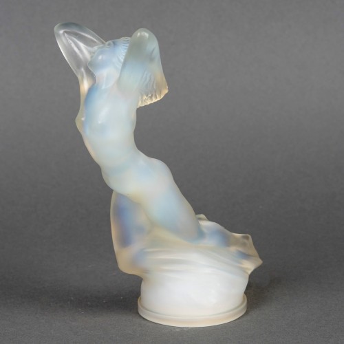 1929 René Lalique - Car Mascot Hood Ornament Vitesse - Glass & Crystal Style Art Déco