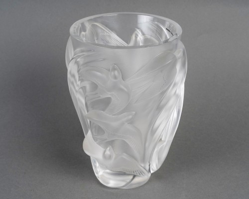 Glass & Crystal  - 1982 Marie Claude Lalique - Vase Martinet Crystal