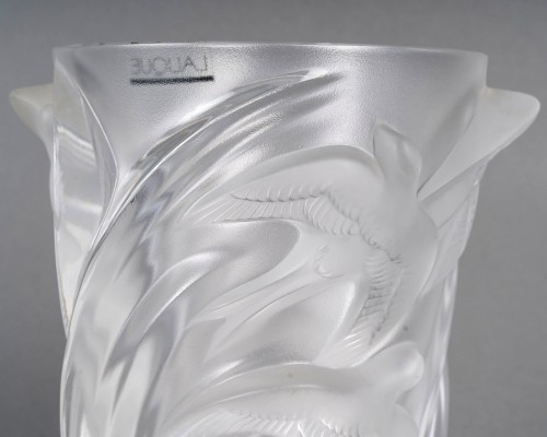1982 Marie Claude Lalique - Vase Martinet Crystal - 