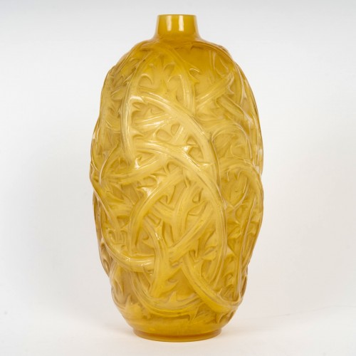 Verrerie, Cristallerie  - 1921 René Lalique - Vase Ronces