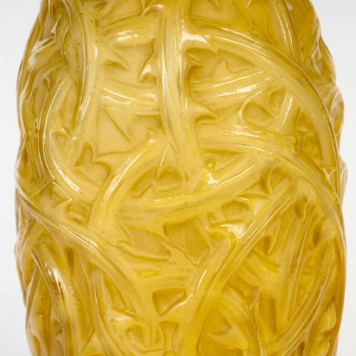 1921 René Lalique - Vase Ronces - Art Déco