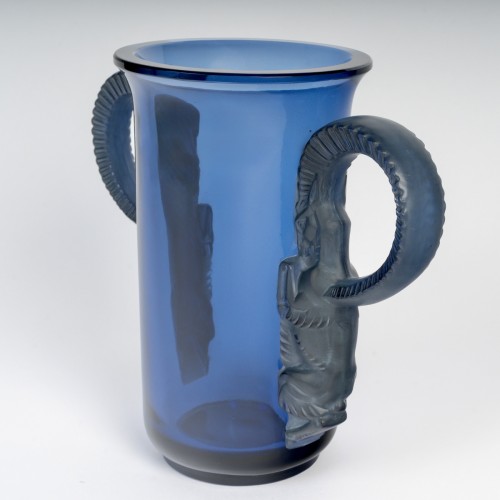 1931 René Lalique - Vase Thibet - Verrerie, Cristallerie Style Art Déco