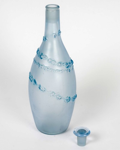 Glass & Crystal  - 1912 René Lalique - Perfume Bottle La Rose Jacqueminot For Coty