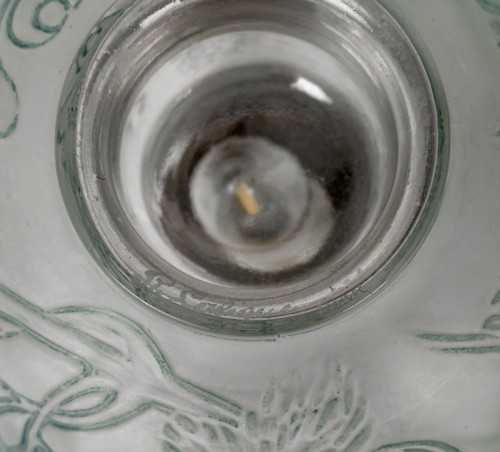 1921 René Lalique Lamp Perfume Burner Raisins Grapes - Art Déco