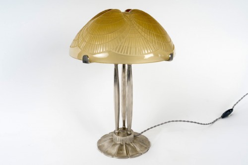 XXe siècle - 1924 René Lalique - Lampe Coquilles