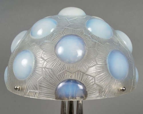 1926 René Lalique - Pair Of Lamps Soleil - 