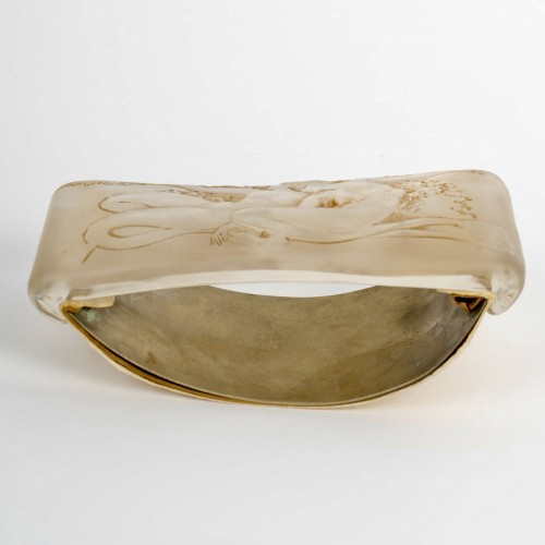 1920 René Lalique - Buvard Deux Sirènes Entrelacées - Verrerie, Cristallerie Style Art Déco