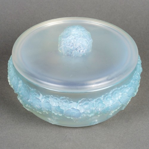 1927 René Lalique - Boîte Primevères - Verrerie, Cristallerie Style Art Déco