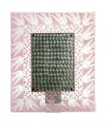 1926 René Lalique - Cadre Muguet et Hirondelles