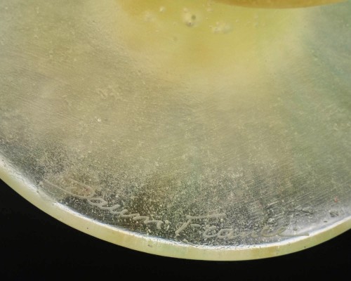 Daum France - Vase Mimosa Pâte de Verre - 