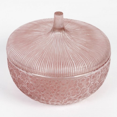 1926 René Lalique - Boîte Eglantines - Verrerie, Cristallerie Style Art Déco