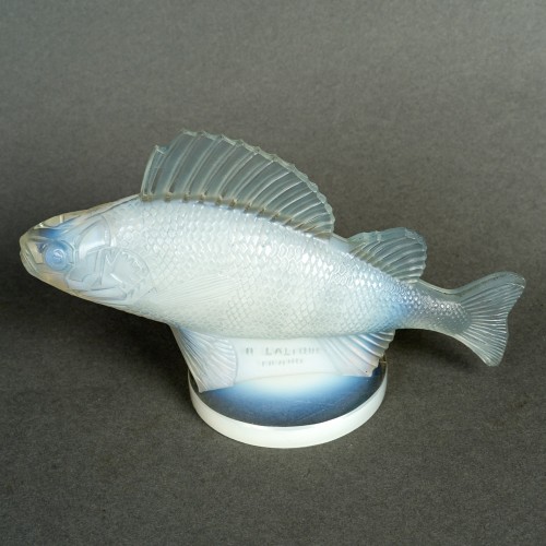 1929 René Lalique - Car Mascot Hood Ornament Perche - Glass & Crystal Style Art Déco