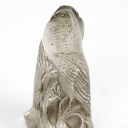 20th century - 1913 René Lalique - Seal Stamp Pigeons