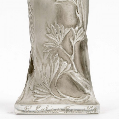 1913 René Lalique - Seal Stamp Pigeons - Art nouveau