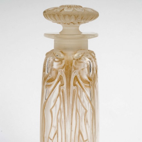 1910 René Lalique Perfume Bottle Quatre Cigales Cicadas - 