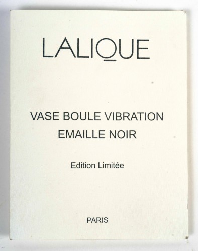 Art Déco - 2006 Lalique France -vase Boule Vibration