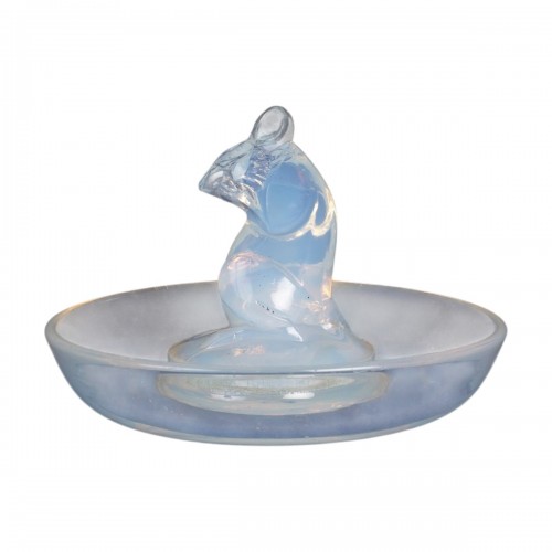 1925 René Lalique - Cendrier Baguier Souris