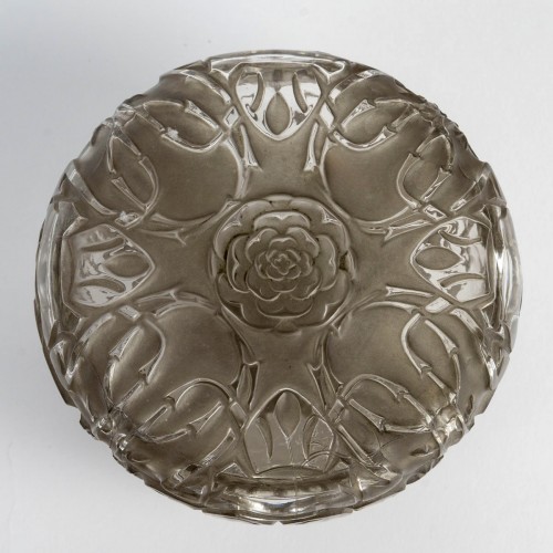 1911 René Lalique - Boîte Quatre Scarabées Patiné Gris - BG Arts