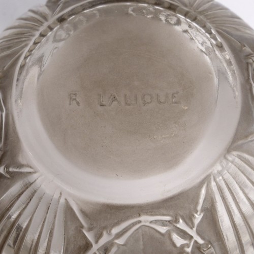 Antiquités - 1911 René Lalique - Boîte Quatre Scarabées Patiné Gris