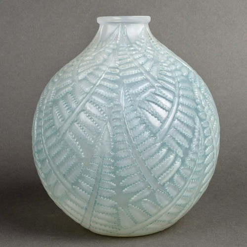 1927 René Lalique - Vase Espalion - Verrerie, Cristallerie Style Art Déco