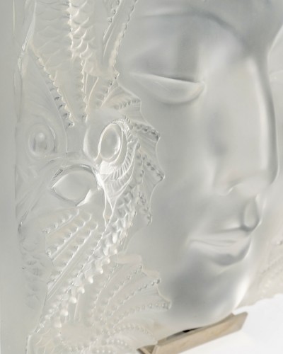 Lalique France - Panneau Décoration Masque de Femme - BG Arts