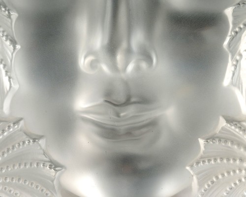 Lalique France - Panneau Décoration Masque de Femme - Art Déco