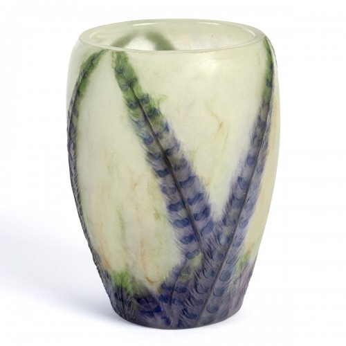 Verrerie, Cristallerie  - 1922 Gabriel Argy Rousseau - Vase Plumes