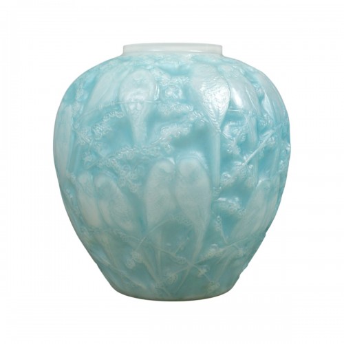 1919 René Lalique - Vase Perruches