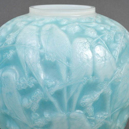 Verrerie, Cristallerie  - 1919 René Lalique - Vase Perruches