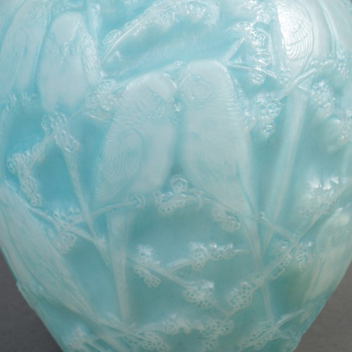 1919 René Lalique - Vase Perruches - BG Arts