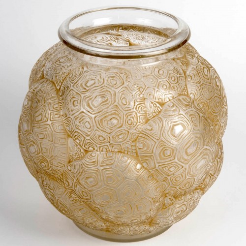 Verrerie, Cristallerie  - 1926 René Lalique - Vase Tortues