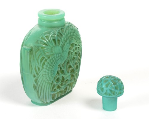 XXe siècle - 1926 René Lalique - Flacon Le Jade pour Roger et Gallet