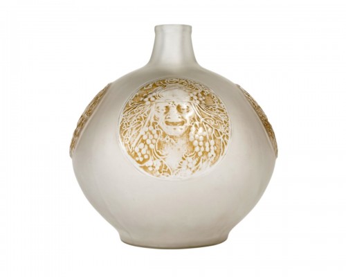 1911 René Lalique - Vase Quatre Masques