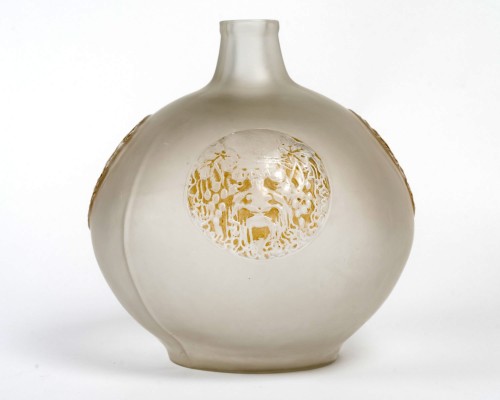 Verrerie, Cristallerie  - 1911 René Lalique - Vase Quatre Masques