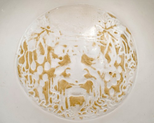 Art nouveau - 1911 René Lalique - Vase Quatre Masques